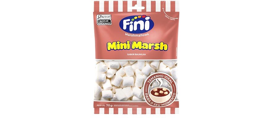 Imagem destaque: Fini expande categoria de marshmallows e apresenta o Mini Marsh