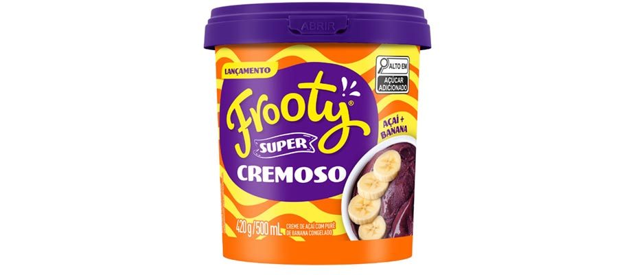 Imagem destaque: Frooty aposta em açaí com polpa natural de banana