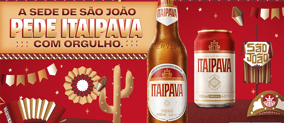 Imagem destaque: Itaipava apresenta campanha para o São João