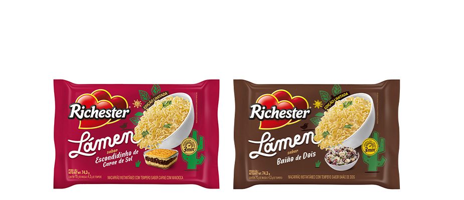 Imagem destaque: Apostando no São João, Richester lança sabores típicos de Lámen