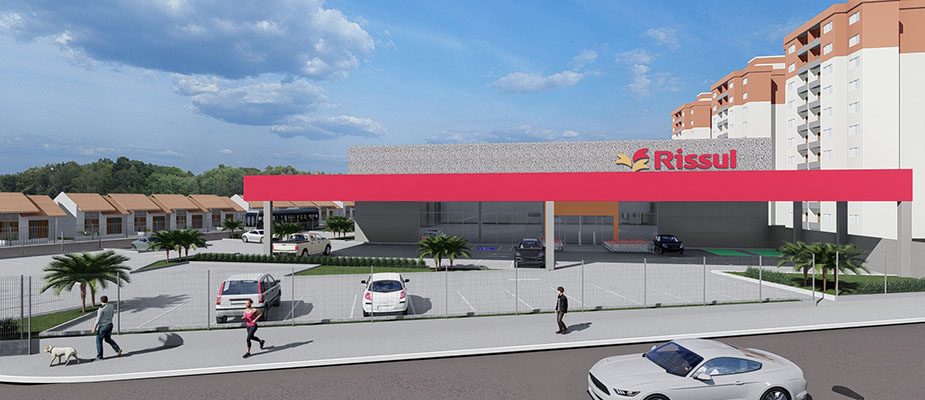Imagem destaque: UnidaSul prepara novo supermercado Rissul em Esteio (RS)