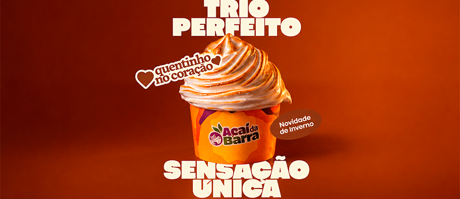 Imagem destaque: Açaí da Barra amplia consumo no inverno com novos lançamentos