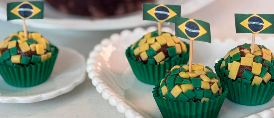 Imagem destaque: Regiane Canuto Confeitaria lança linha inspirada na Copa do Mundo