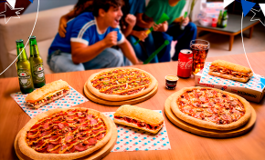 Imagem: Domino's lança campanha inspirada nos países-sede da Copa