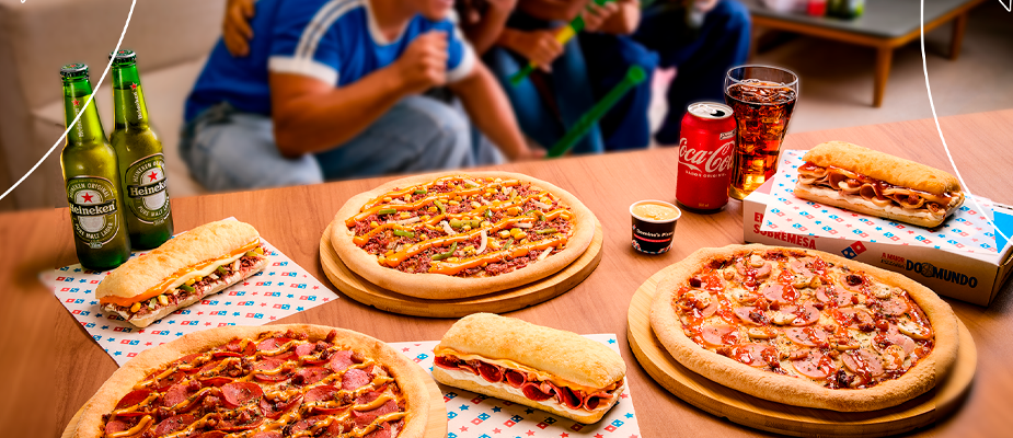 Imagem destaque: Domino’s lança campanha inspirada nos países-sede da Copa