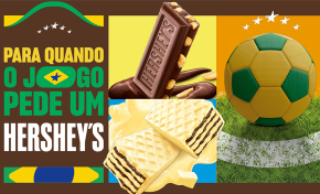 Imagem: Hershey’s leva o clima da torcida para o PDV com foco nos jogos do Brasil