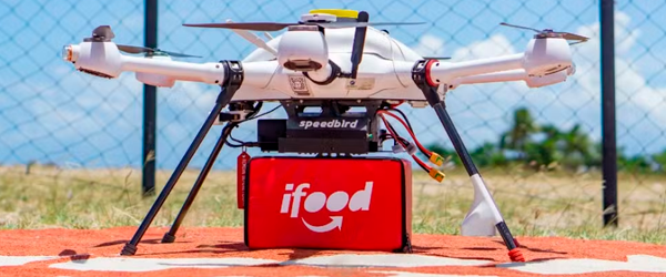 Imagem: iFood estreia operação de delivery com drones em São Paulo