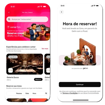 Imagem: iFood lança funcionalidade de reserva de mesa