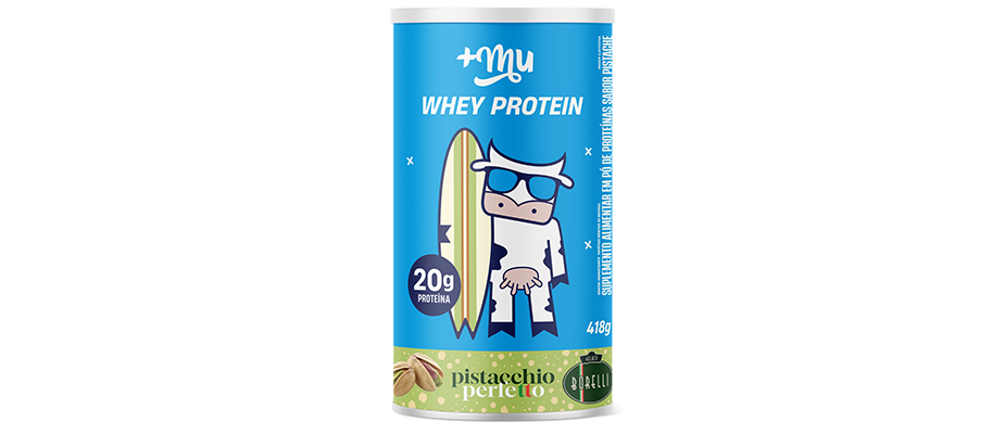 Imagem destaque: Mais Mu e Borelli transformam sabor de gelato em whey protein