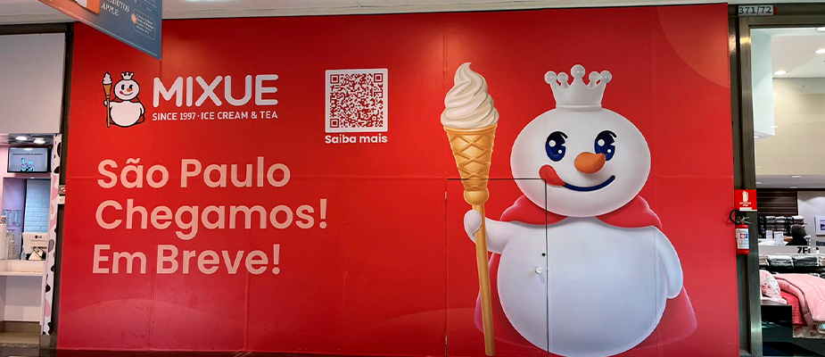 Imagem destaque: Mixue abre unidade no Shopping Campo Limpo em São Paulo