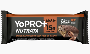 Imagem: Em parceria com a YoPRO, Nutrata lança barra proteica com cafeína