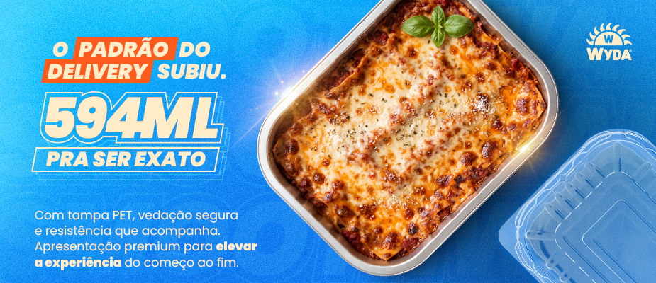 Imagem destaque: Nova Smoothwall 594ml WYDA: mais capacidade para operações de food service