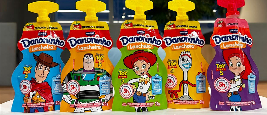 Imagem destaque: Danoninho lança embalagens inspiradas em Toy Story 5