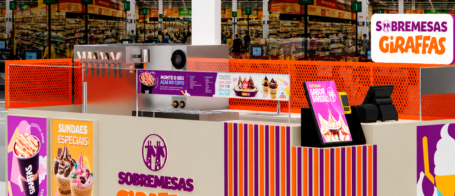 Imagem destaque: Giraffas inaugura quiosque de sobremesas em Araguaína (TO)