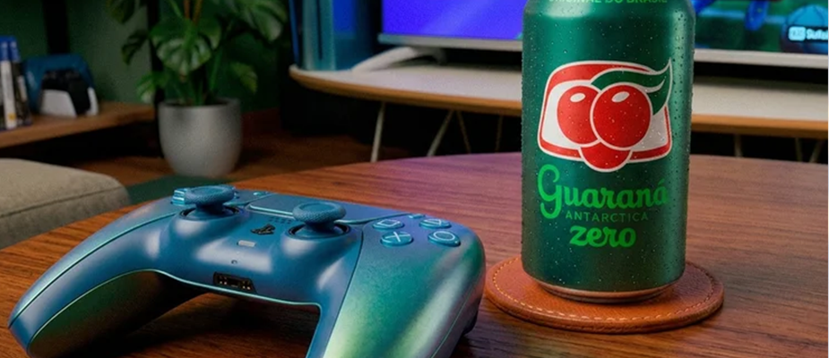 Imagem destaque: Guaraná Antarctica aposta no universo gamer em parceria com PlayStation