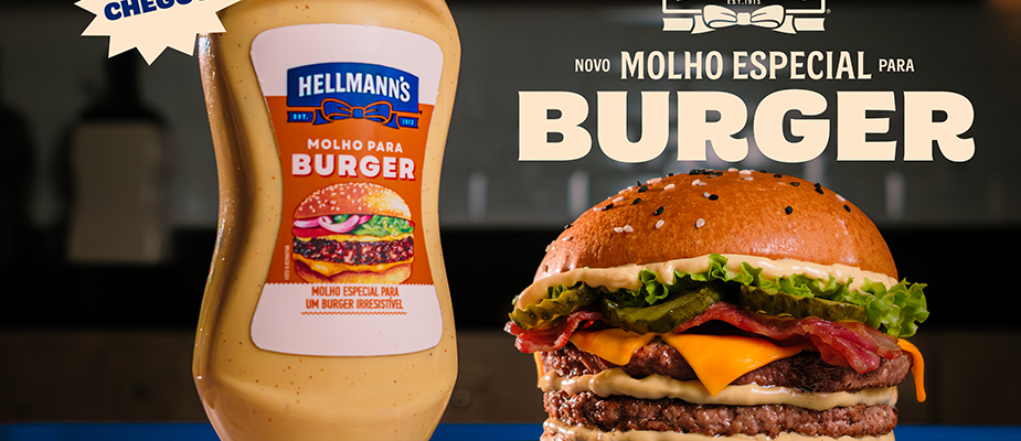 Imagem destaque: Hellmann’s amplia linha de molhos com versão para hambúrguer