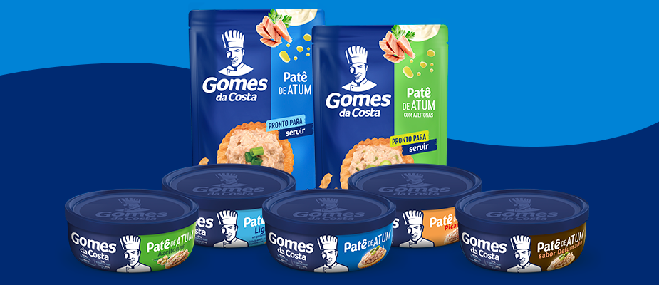 Imagem destaque: Linha de Patês Gomes da Costa se destaca no sabor e praticidade para acompanhar os dias de jogo