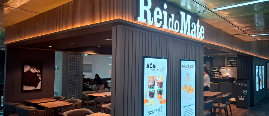 Imagem destaque: Rei do Mate inaugura unidade no Aeroporto de Guarulhos (SP)