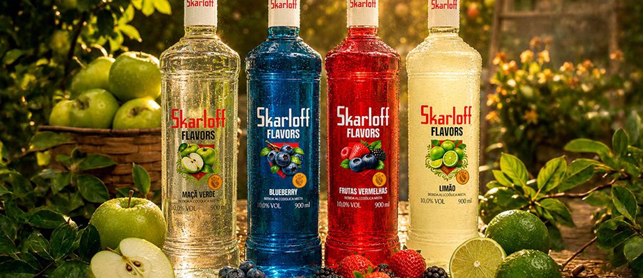 Imagem destaque: Coincidindo com o verão amazônico, Skarloff Flavors apresenta rebrading