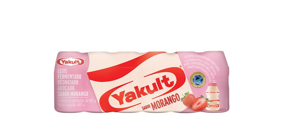 Imagem destaque: Yakult amplia linha de leites fermentados com sabor morango