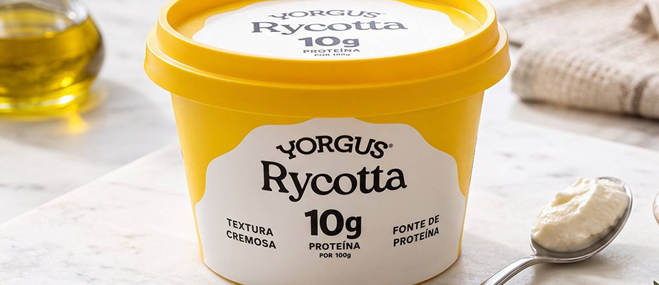 Imagem destaque: Yorgus lança creme de ricota com 10g de proteína