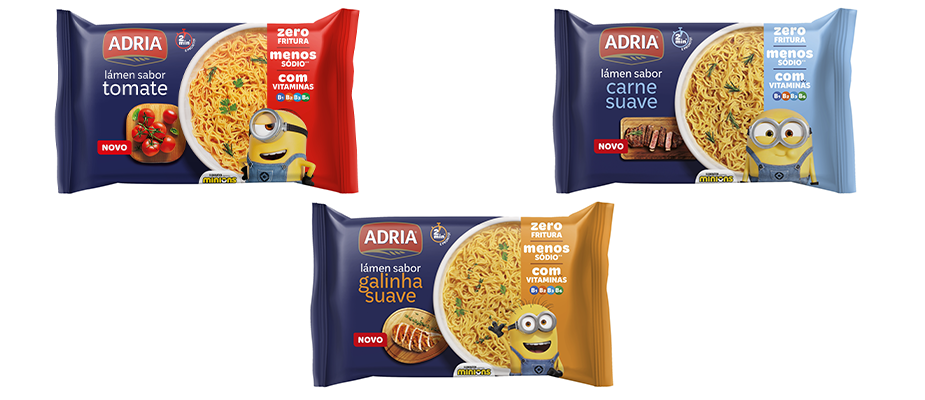 Imagem destaque: Adria promove ativação nos cinemas com linha licenciada dos Minions