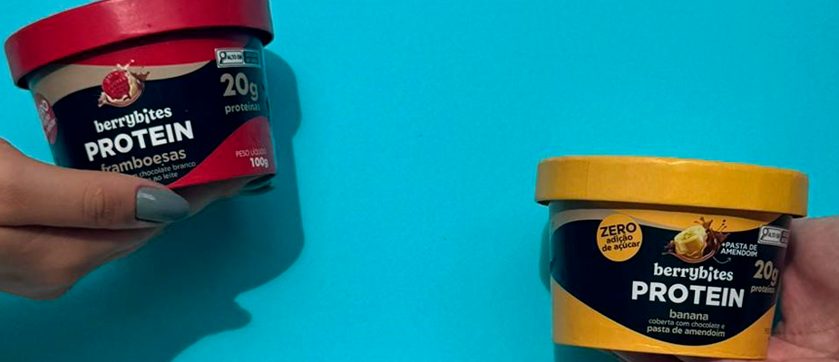 Imagem destaque: Berry House investe em proteína e lança linha de sobremesas proteicas