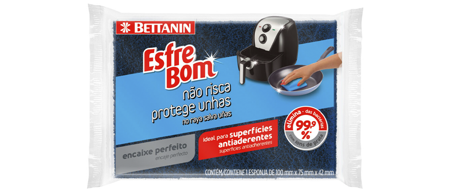 Imagem destaque: EsfreBom amplia portfólio com esponja que protege as unhas