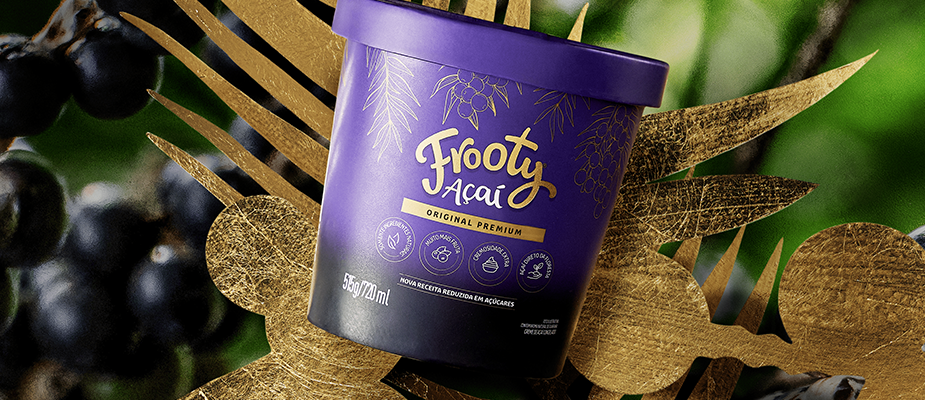 Imagem destaque: Frooty lança açaí premium com menos açúcar