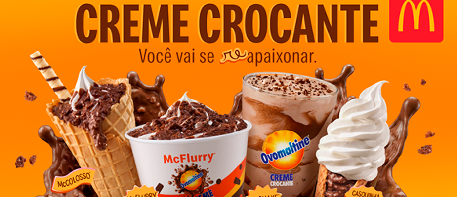 Imagem destaque: McDonald’s lança sobremesas com Ovomaltine Creme Crocante