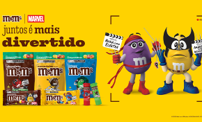 Imagem: M&M’S e Marvel apostam em embalagens colecionáveis