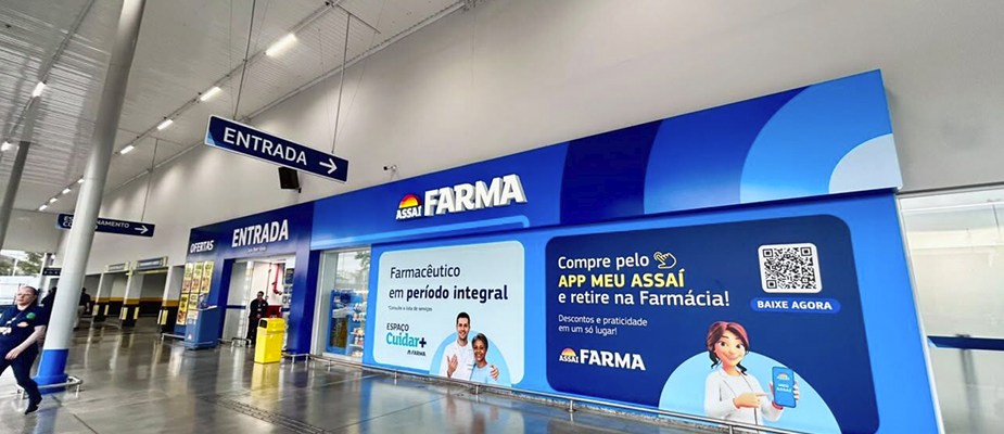 Imagem destaque: Assaí Farma estreia terceira unidade em São Paulo