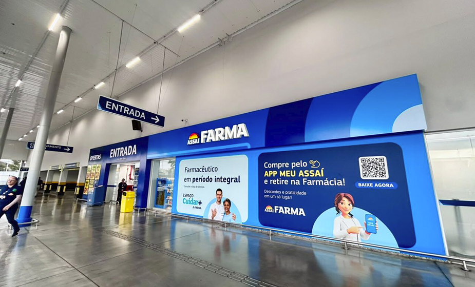 Imagem: Assaí Farma estreia terceira unidade em São Paulo