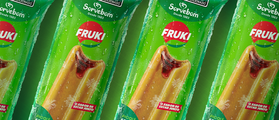 Imagem destaque: Em collab, Fruki Bebidas e Sorvebom lançam picolé com sabor Guaraná