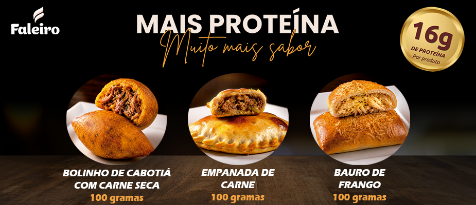 Imagem destaque: Faleiro amplia seu portfólio de congelados para o Food Service com a Linha Proteicos
