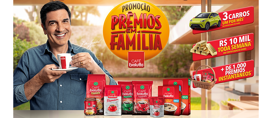 Imagem destaque: Café Evolutto lança nova edição da promoção que registrou mais de 110 mil produtos cadastrados