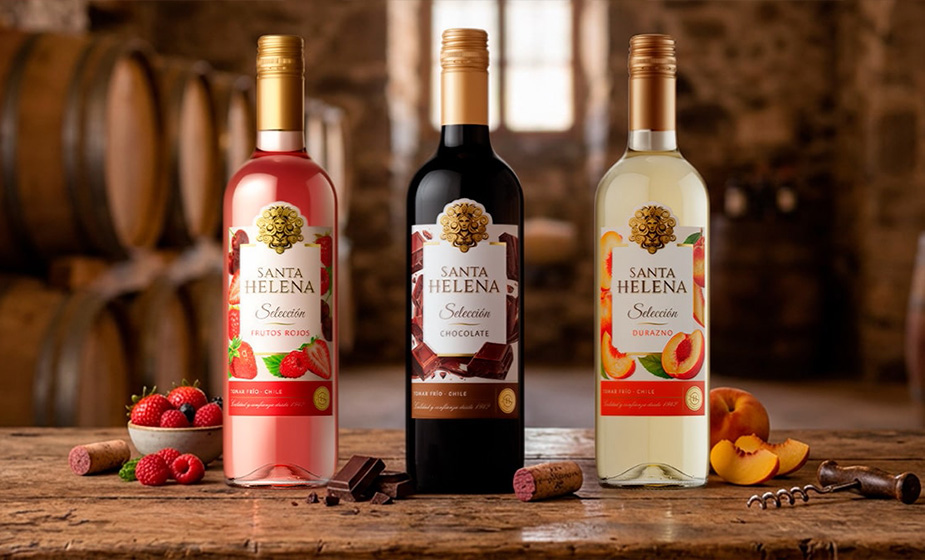 Imagem: Com bebidas de chocolate e frutas, Santa Helena apresenta nova linha à base de vinho