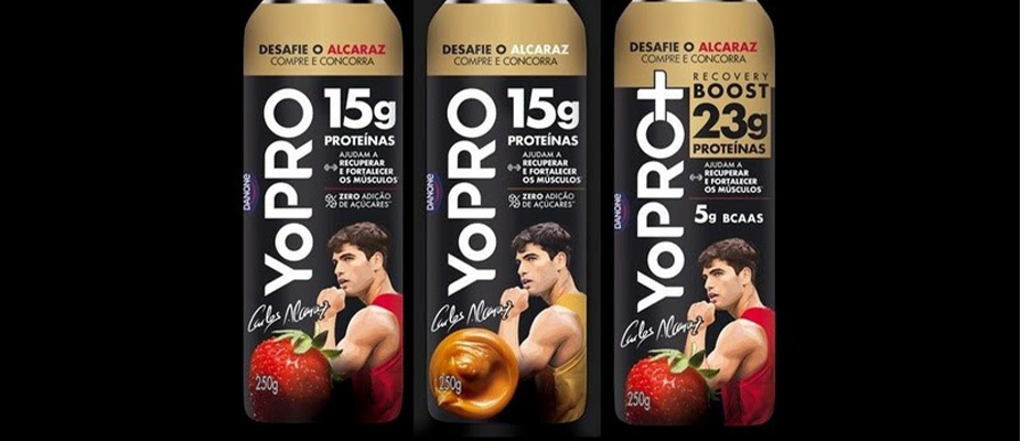 Imagem destaque: YoPRO promove campanha global estrelada pelo tenista Carlos Alcaraz