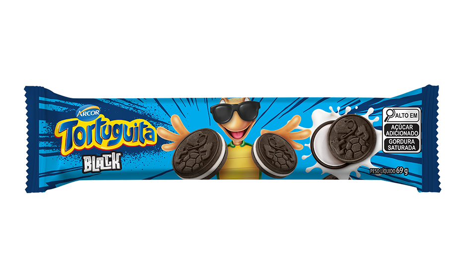 Imagem: Arcor incrementa marca Tortuguita com novo biscoito recheado