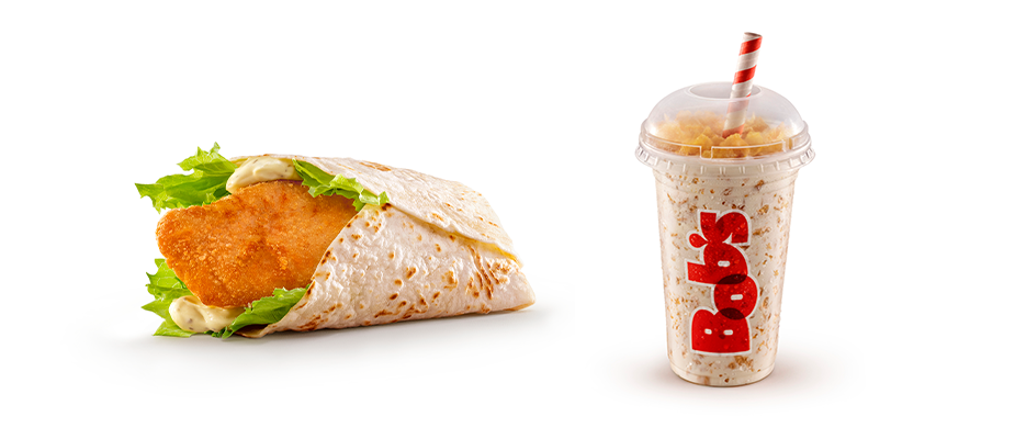 Imagem destaque: Bob’s estreia na categoria de wraps e lança collab com Sucrilhos