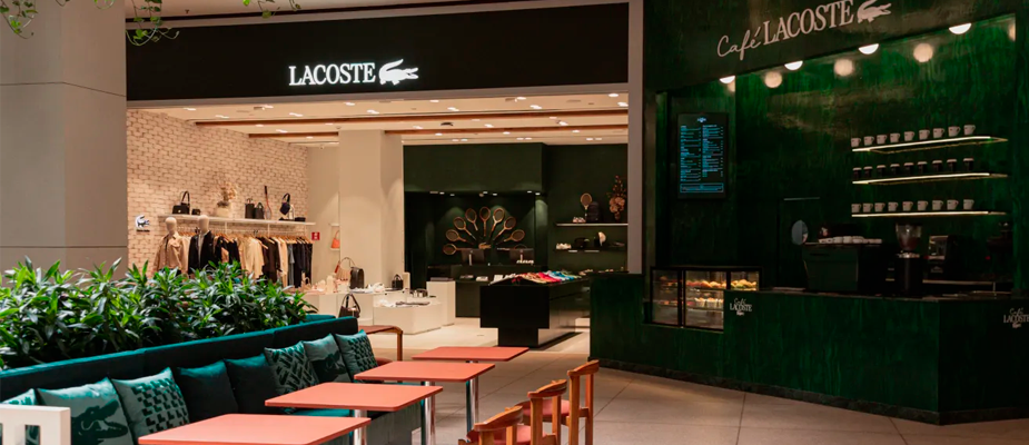 Imagem destaque: Café Lacoste inaugura primeira unidade da América Latina em São Paulo