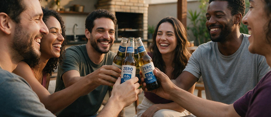Imagem destaque: Cerveja sem álcool ganha força no delivery do interior