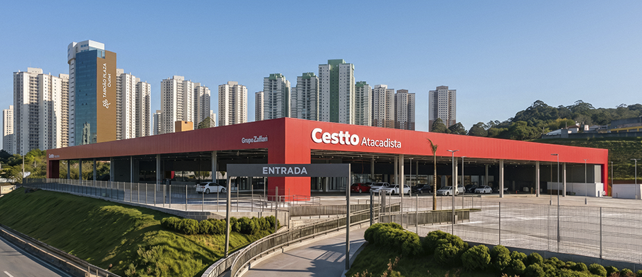 Imagem destaque: Zaffari investe R$ 95 milhões no primeiro Cestto Atacadista fora do Rio Grande do Sul