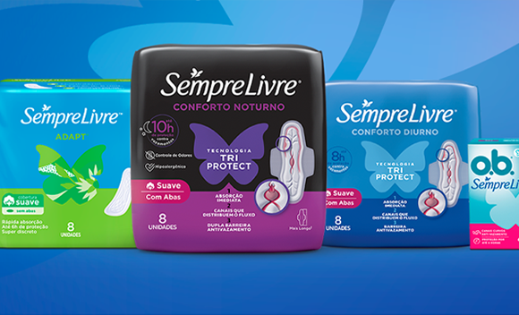 Imagem: Essity compra marcas Carefree, Sempre Livre e o.b. no Brasil