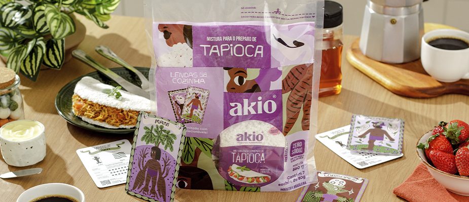 Imagem destaque: Akio lança campanha do folclore com cards colecionáveis