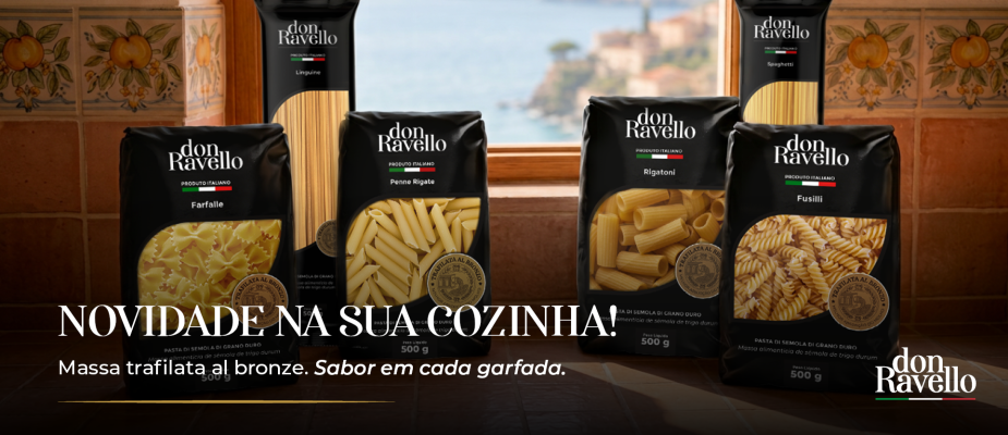 Imagem destaque: Don Ravello entra na categoria de massas e chega a 30 SKUs no portfólio