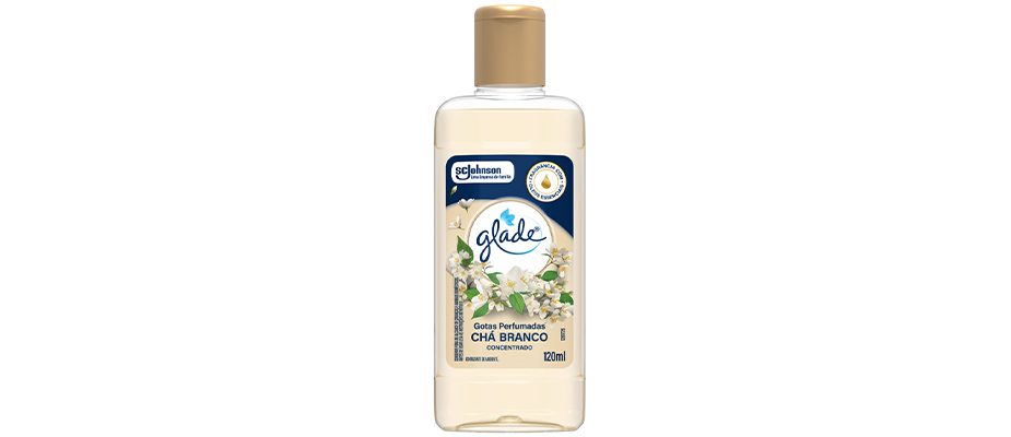 Imagem destaque: Glade lança linha Chá Branco e aposta em uma nova experiência de perfumação