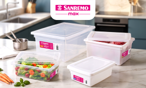 Imagem: Sanremo lança linha de produtos para categoria de organização e armazenamento de alimentos
