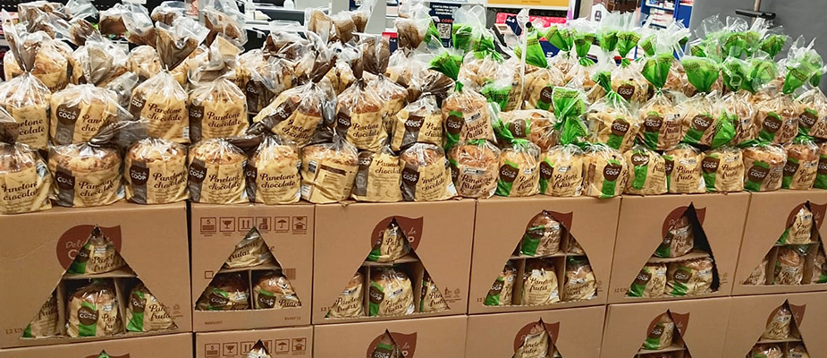 Imagem destaque: Coop prevê produzir 500 toneladas de panetones neste ano
