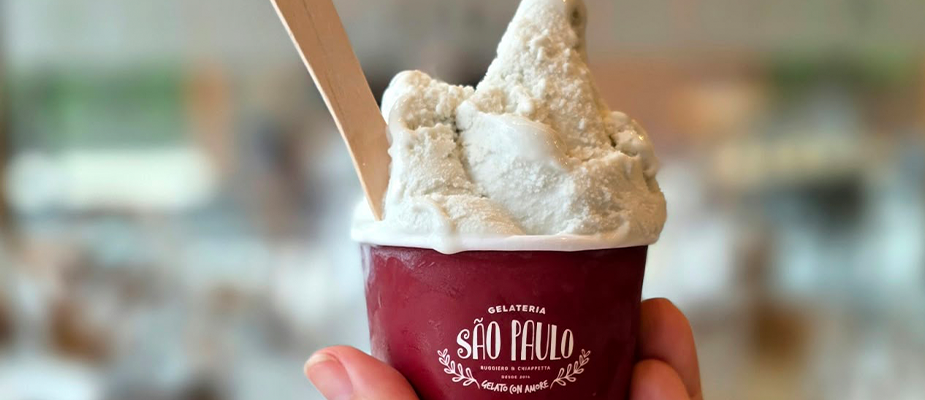 Imagem destaque: Gelateria São Paulo lança sabor de Gorgonzola com Pera Williams